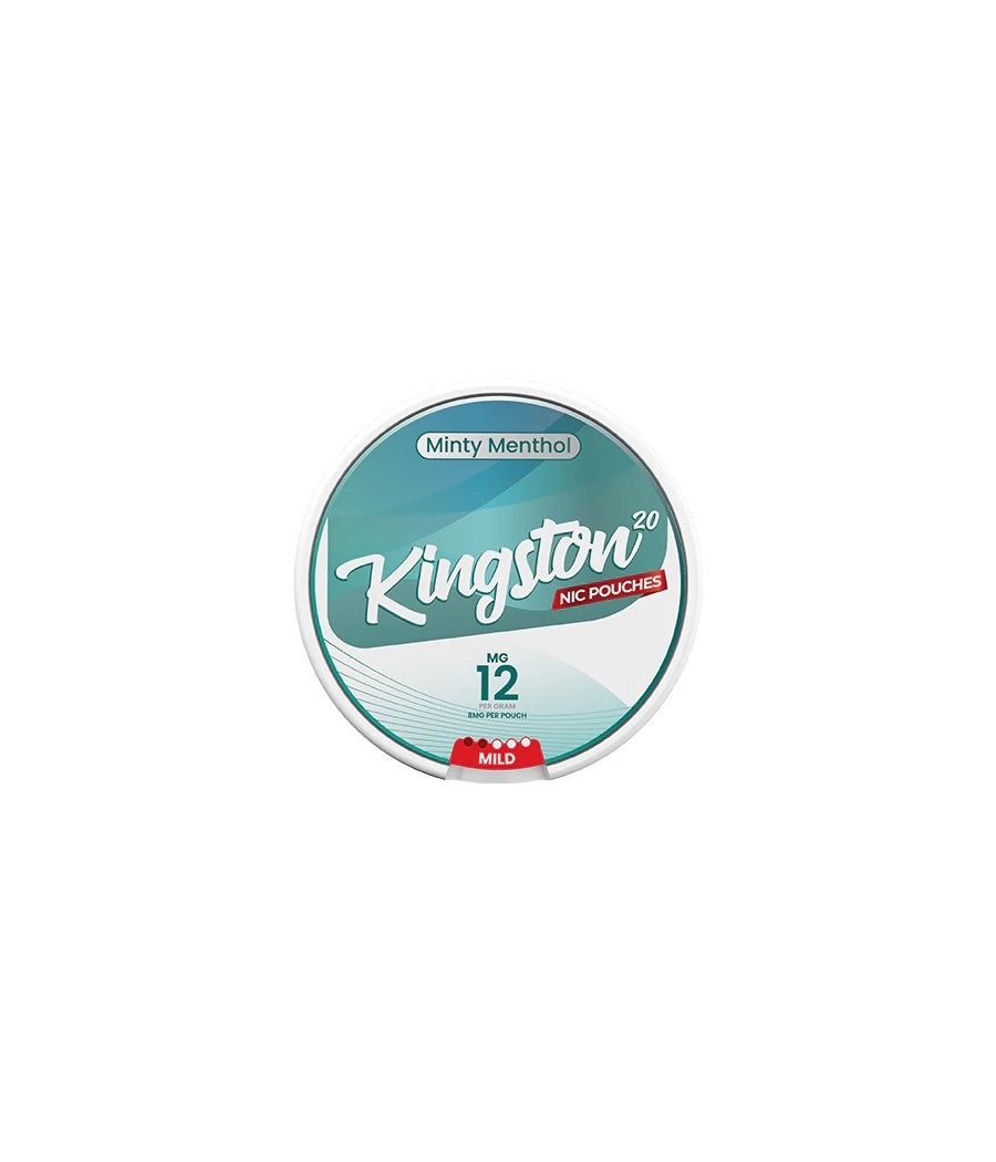 12mg Kingston Nicotine Pouches - 20 Pouches