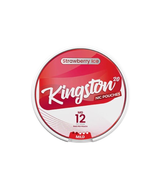12mg Kingston Nicotine Pouches - 20 Pouches
