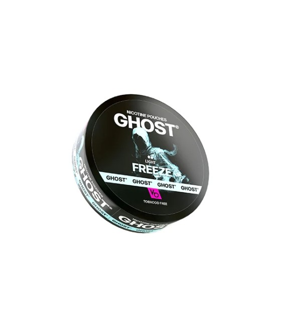 6mg Ghost Light Nicotine Pouches - 20 Pouches