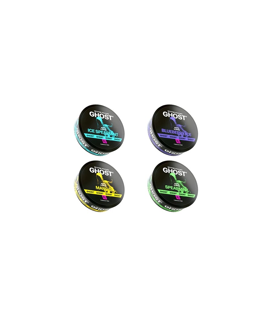 25mg Ghost Strong Nicotine Pouches - 20 Pouches