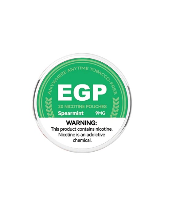 9mg EGP Nicotine Pouches - 20 Pouches