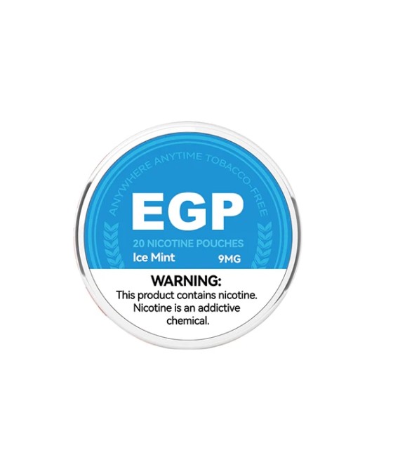 9mg EGP Nicotine Pouches - 20 Pouches