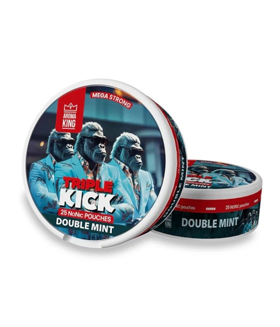 100mg Aroma King Triple Kick NoNic Pouches - 25 Pouches