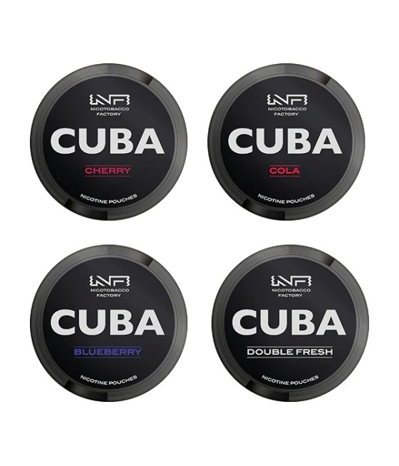 43mg CUBA Black Nicotine Pouches - 25 Pouches