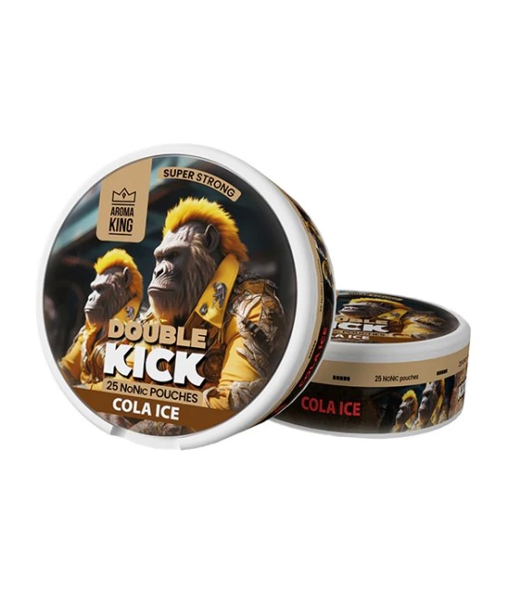 50mg Aroma King Double Kick NoNic Pouches - 25 Pouches
