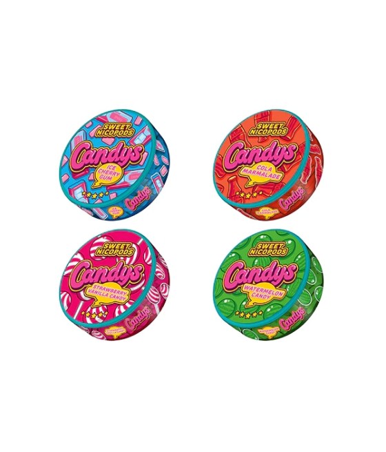 46.9mg Candys Slim Nicotine Pouches - 20 Pouches