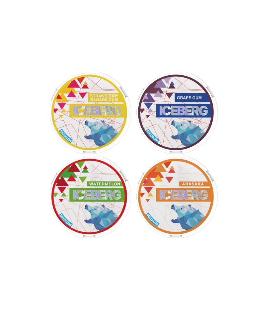 20mg Iceberg Medium Nicotine Pouches - 20 Pouches