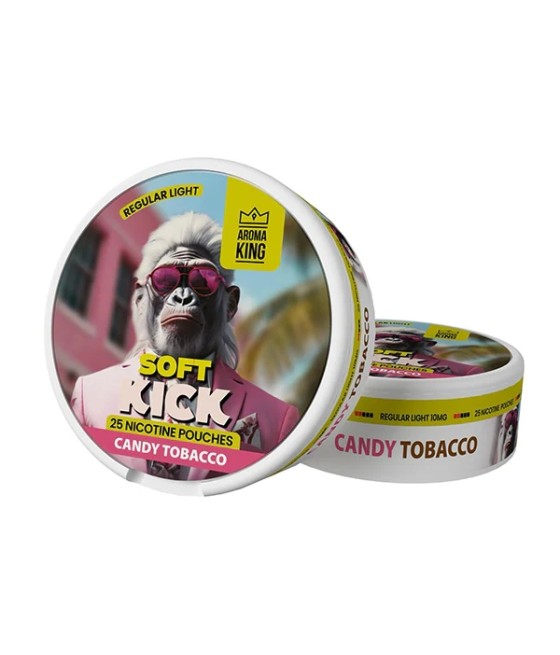 10mg Aroma King Soft Kick Nicotine Pouches - 25 Pouches