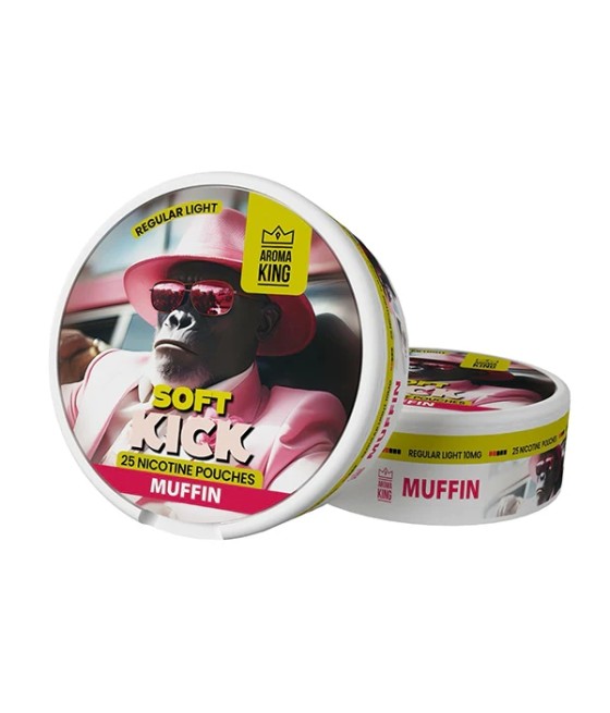 10mg Aroma King Soft Kick Nicotine Pouches - 25 Pouches