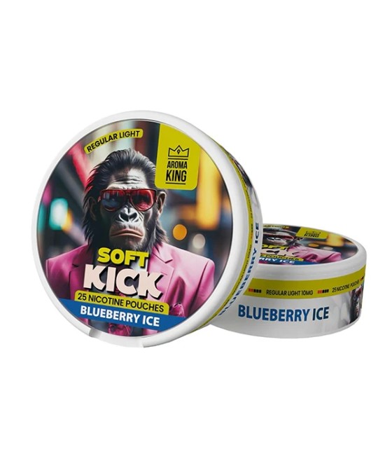 10mg Aroma King Soft Kick Nicotine Pouches - 25 Pouches