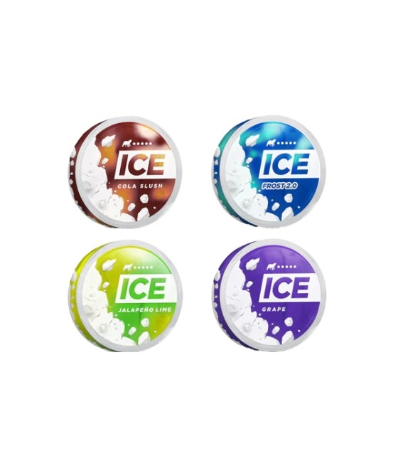 22mg Ice Nicotine Pouches - 20 Pouches