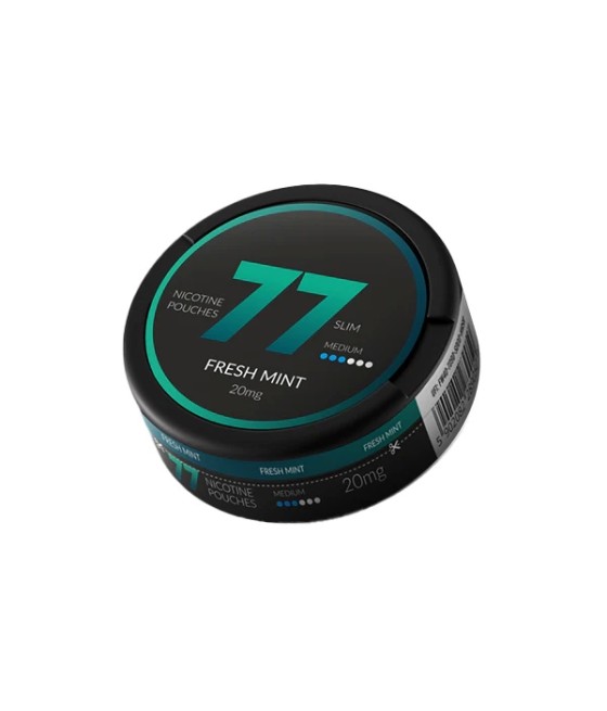 20mg 77 Slim Medium Nicotine Pouches - 20 Pouches