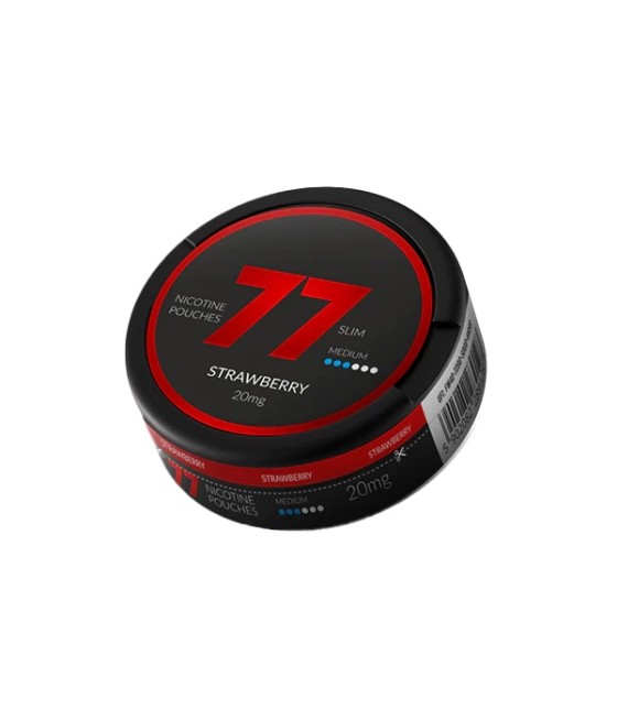 20mg 77 Slim Medium Nicotine Pouches - 20 Pouches