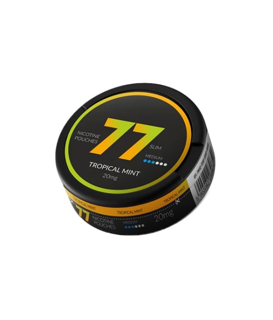 20mg 77 Slim Medium Nicotine Pouches - 20 Pouches