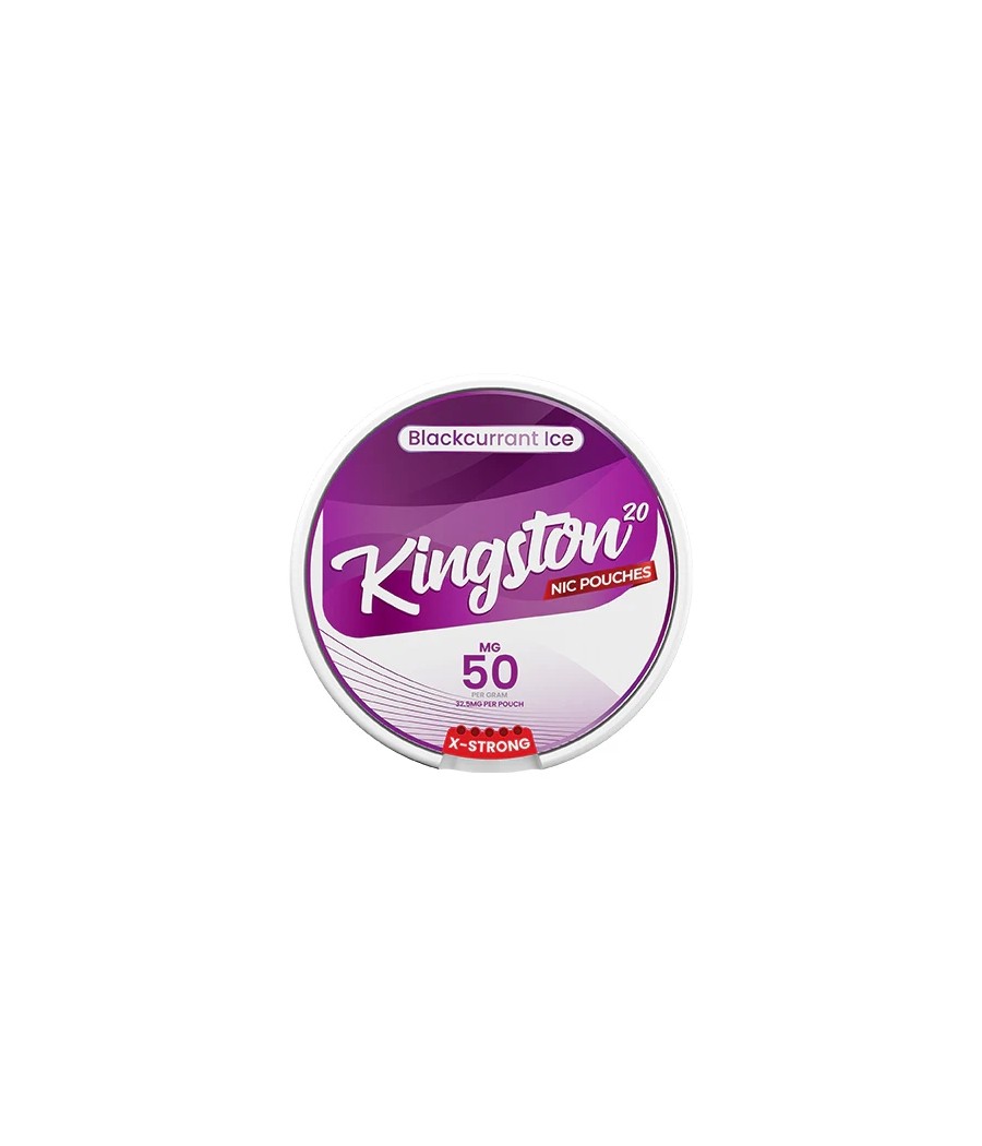 50mg Kingston Nicotine Pouches - 20 Pouches