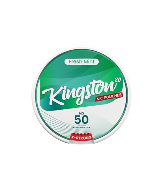 50mg Kingston Nicotine Pouches - 20 Pouches