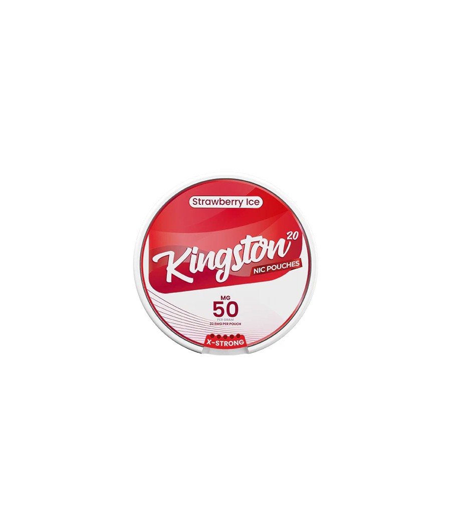 50mg Kingston Nicotine Pouches - 20 Pouches