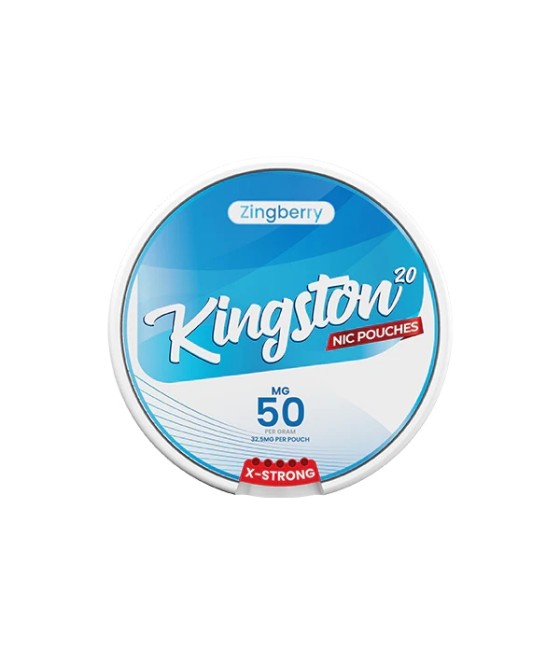 50mg Kingston Nicotine Pouches - 20 Pouches