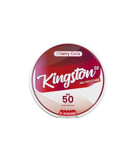 50mg Kingston Nicotine Pouches - 20 Pouches