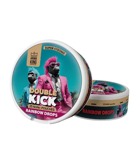 25mg Aroma King Super Kick NoNic Pouches - 25 Pouches