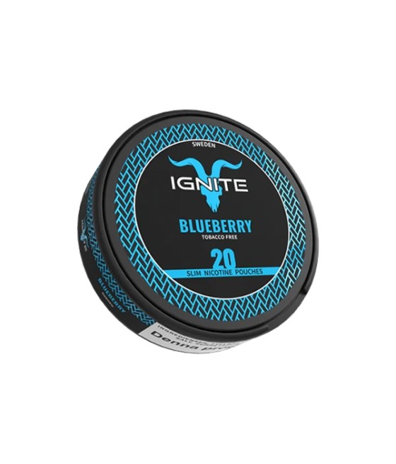 12mg Ignite Blueberry Slim Nicotine Pouch - 20 Pouches