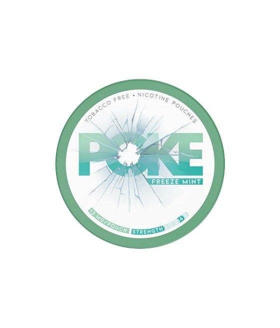 12mg Poke Freeze Mint Nicotine Pouches - 20 Pouches