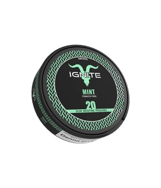 20mg Ignite Mint Slim Nicotine Pouches - 20 Pouches