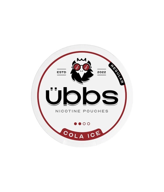 6mg Übbs Cola Ice Regular Strength Nicotine Pouches - 20 Pouches