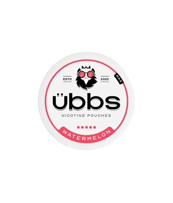 14mg Übbs Watermelon Ice Max Strength Nicotine Pouches - 20 Pouches