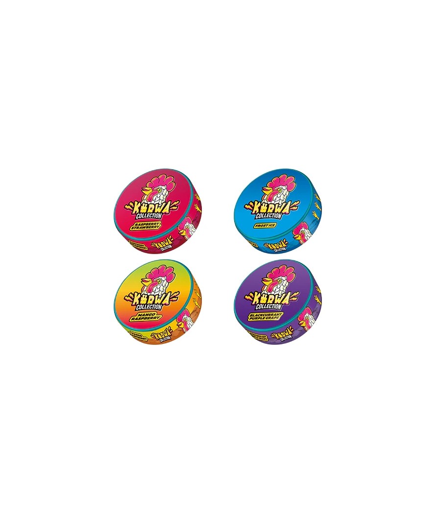 16mg Kurwa Collection Nicotine Pouches - 20 Pouches