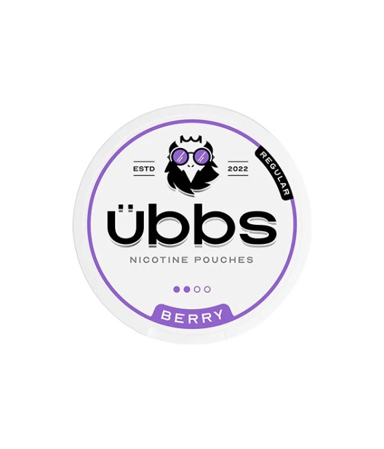 6mg Übbs Berry Regular Strength Nicotine Pouches - 20 Pouches