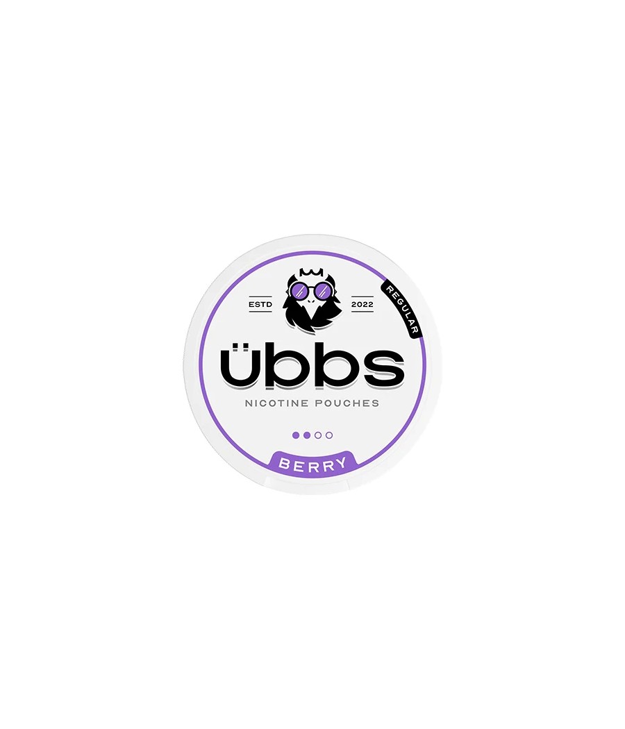 6mg Übbs Berry Regular Strength Nicotine Pouches - 20 Pouches