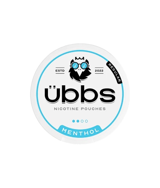6mg Übbs Menthol Regular Strength Nicotine Pouches - 20 Pouches