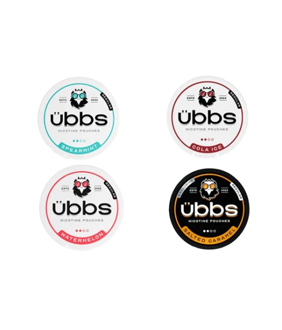 6mg Ubbs Regular Nicotine Pouches Bundle 40 Cans (40 Cans For The Price 30 Cans)
