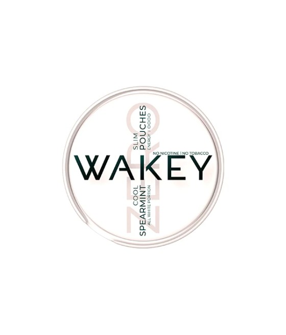0mg Wakey Zero Cool Spearmint Pouches - 20 Pouches