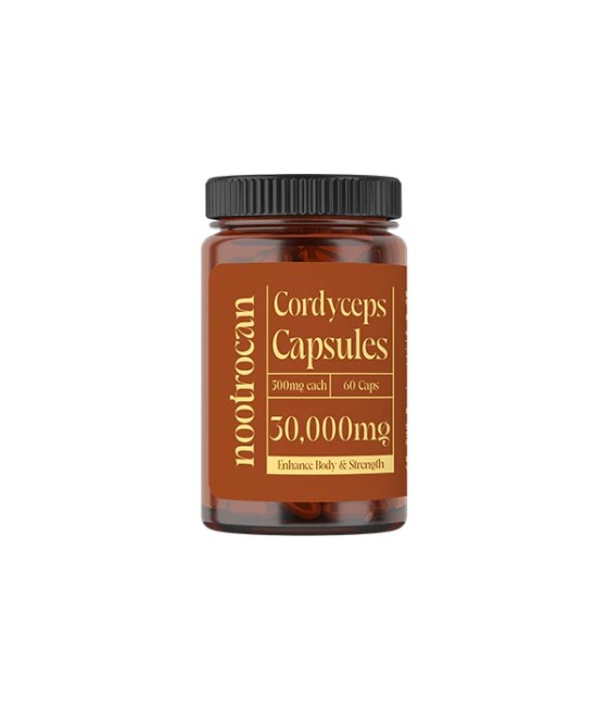 Nootrocan 30000mg Nootropic Vegan Mushroom Capsules - 60 Caps