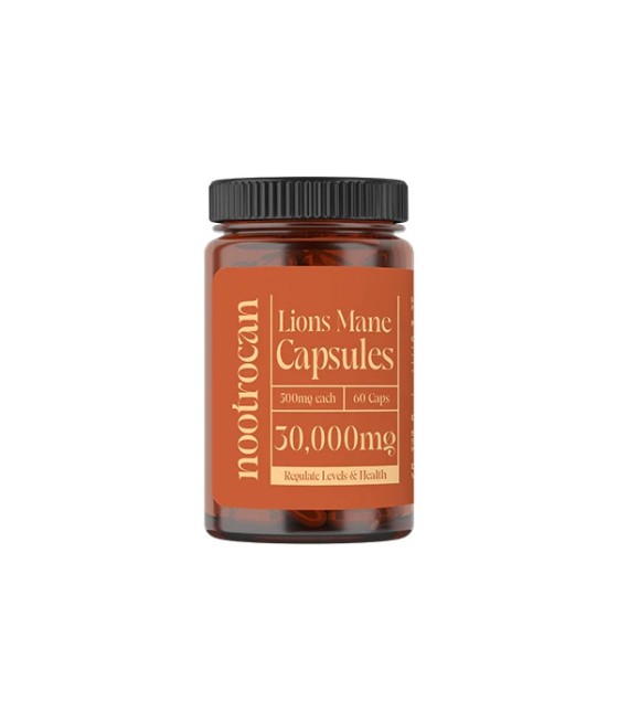 Nootrocan 30000mg Nootropic Vegan Mushroom Capsules - 60 Caps