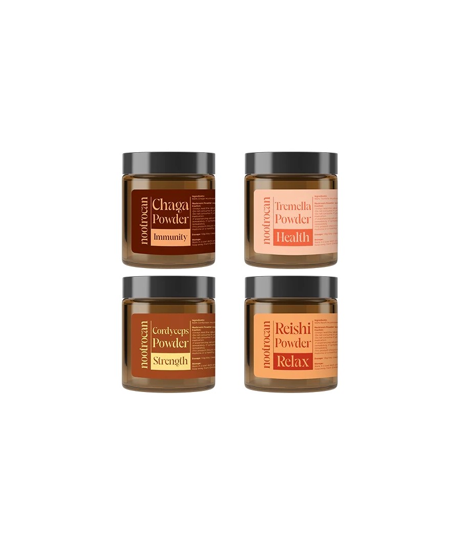 Nootrocan 100000mg Nootropic 100% Mushroom Powder - 100g