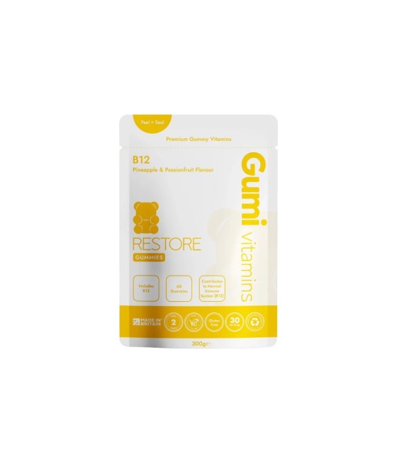 Gumi Vitamins Restore B12 Gummies - 60 Gummies