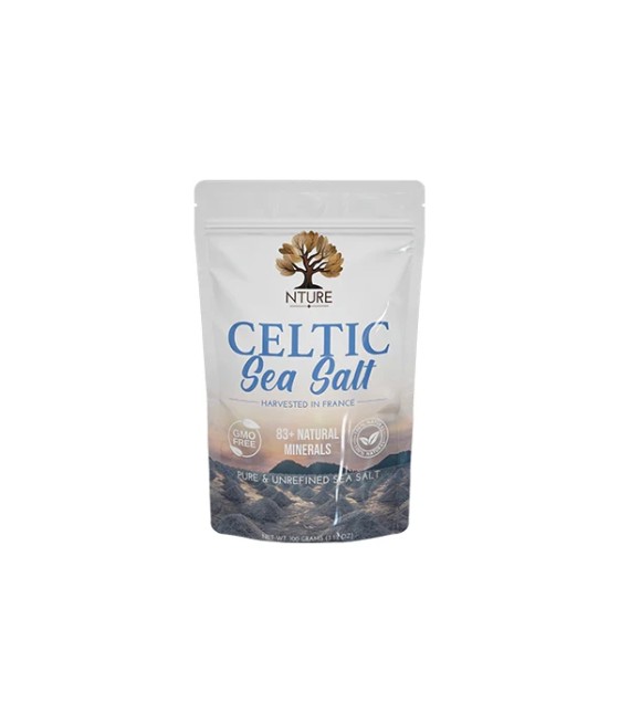 NTURE 100% Pure Celtic Sea Salt - 100g