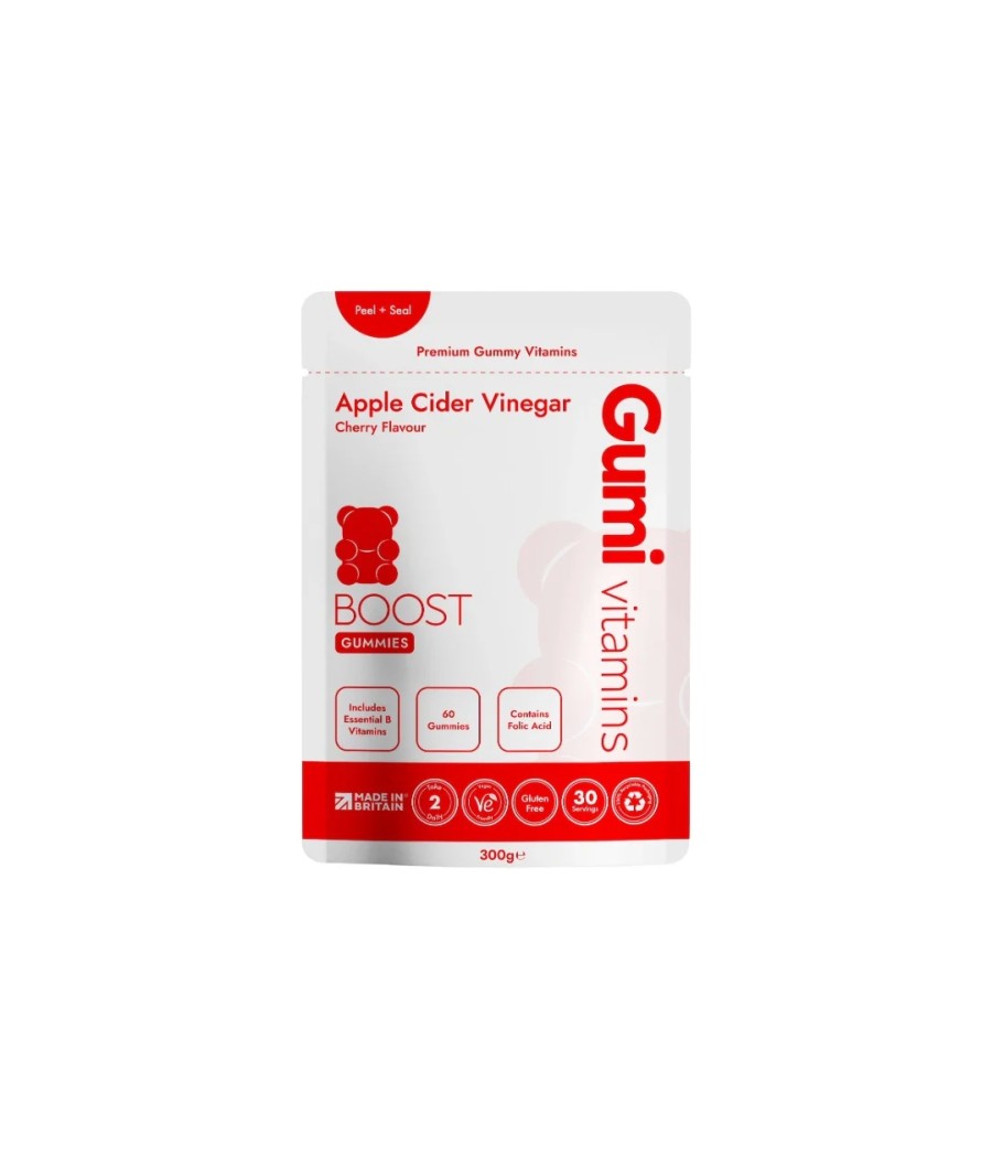 Gumi Vitamins Boost Apple Cider Vinegar Gummies - 60 Gummies