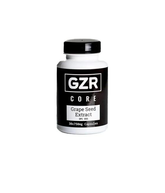 GZR 750mg Grape Seed Extract Capsules - 30 Capsules