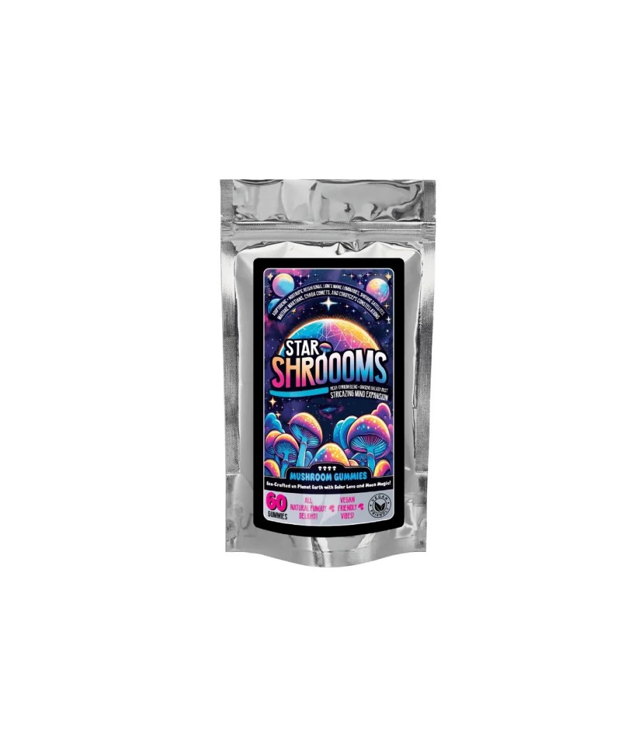 Innooova  Starshroooms Nootropic + Adaptagenic Mushroom Gummies Full Pack - 60 Gummies Innooova  Starshroooms Nootropic + Adaptagenic Mushroom Gummies Full Pack - 60 Gummies
