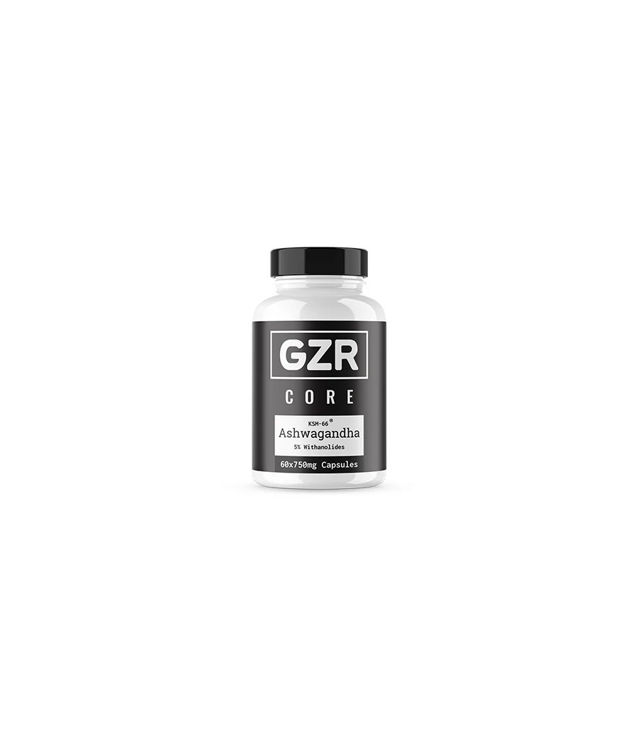 GZR 750mg KSM-66 Ashwagandha Capsules - 60 Capsules GZR 750mg KSM-66 Ashwagandha Capsules - 60 Capsules