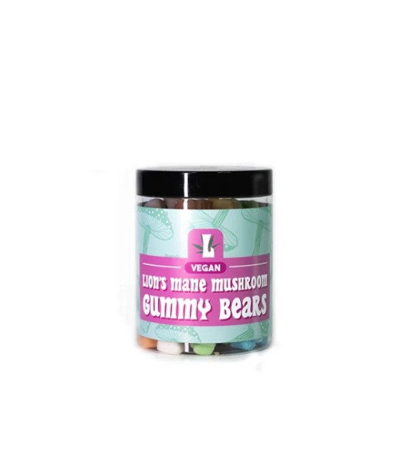 Loxa Lions Mane Vegan Mushroom Gummy Bears 8000mg - 400g Tub