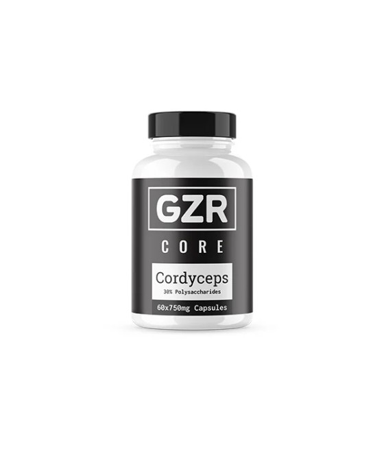 GZR 750mg Cordyceps Capsules - 60 Capsules