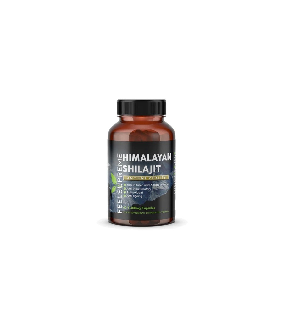 Feel Supreme 24000mg Himalayan Shilajit Capsules - 60 Caps