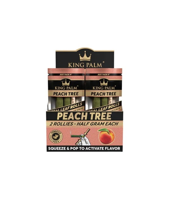 20 King Palm 0.5g Flavoured Wrap Rollies - Display Pack