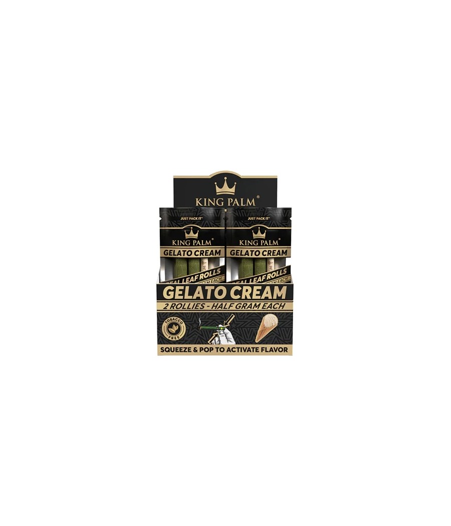 20 King Palm 0.5g Flavoured Wrap Rollies - Display Pack