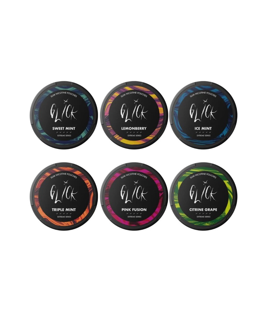 20mg Glick Extreme Nicotine Pouches - 20 Pouches